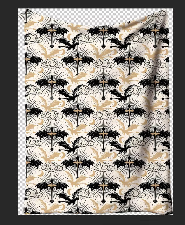 Bonded (Fourth Wing Inspired) Minky Blanket *PREORDER ETA: Early October*