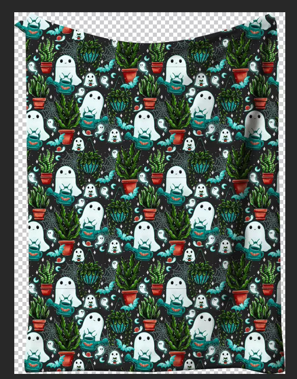 Spooky Plants Minky Blanket *PREORDER ETA: Early October*