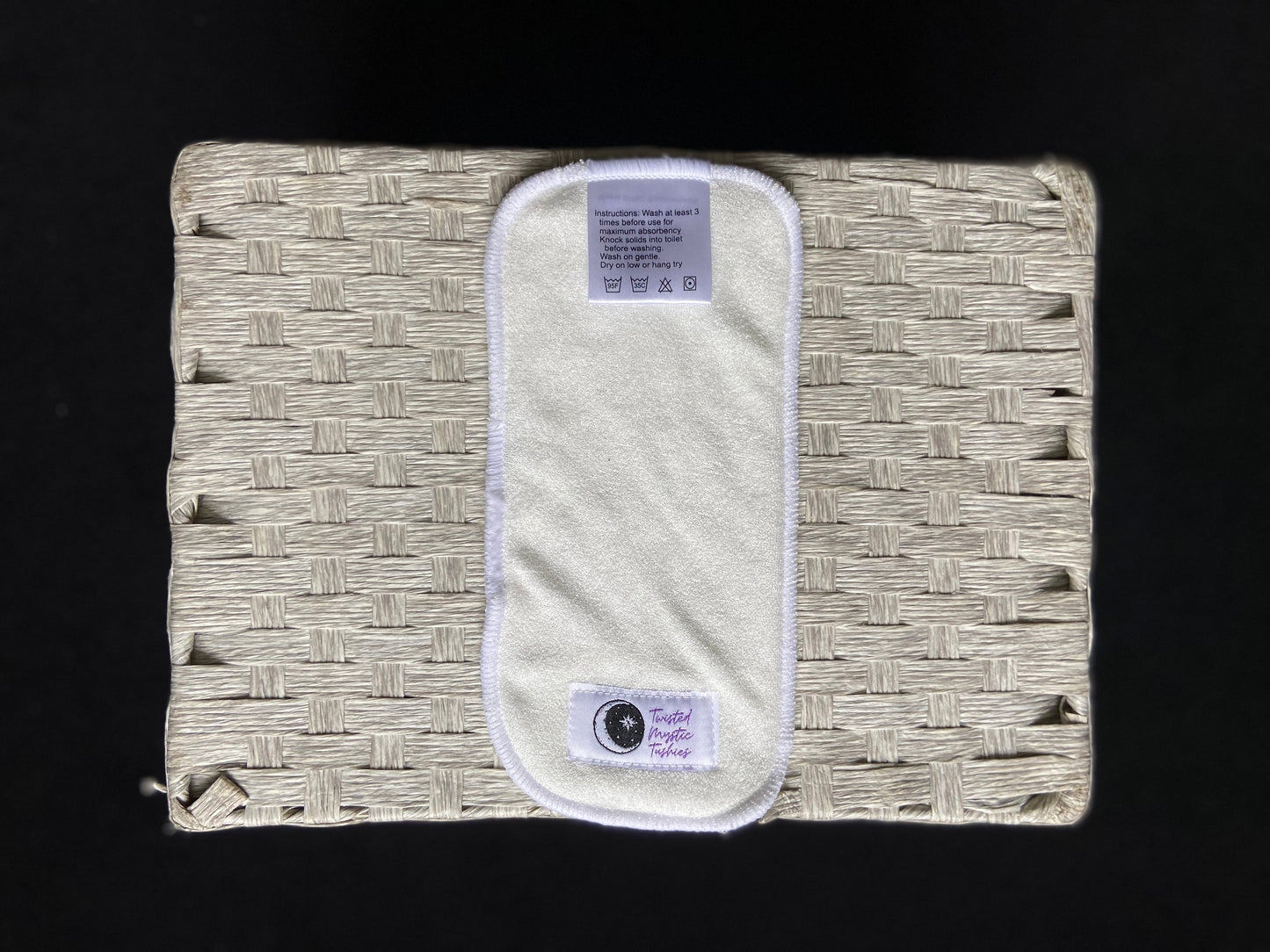 4 layer Bamboo Terry Newborn Insert