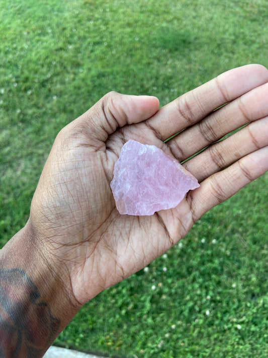 Raw Rose Quartz Chunks