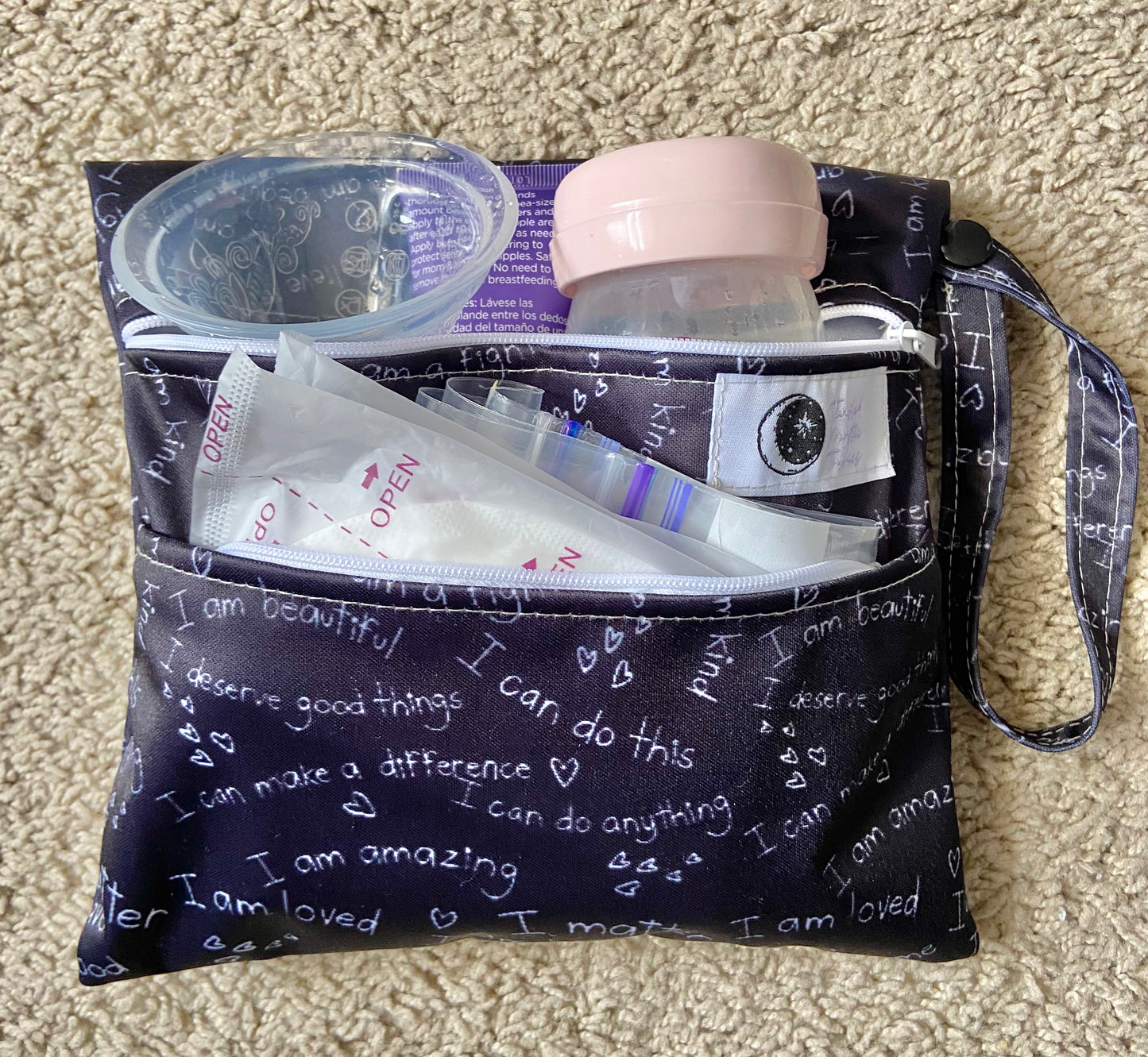 Positive Affirmations Mini Wet Bag