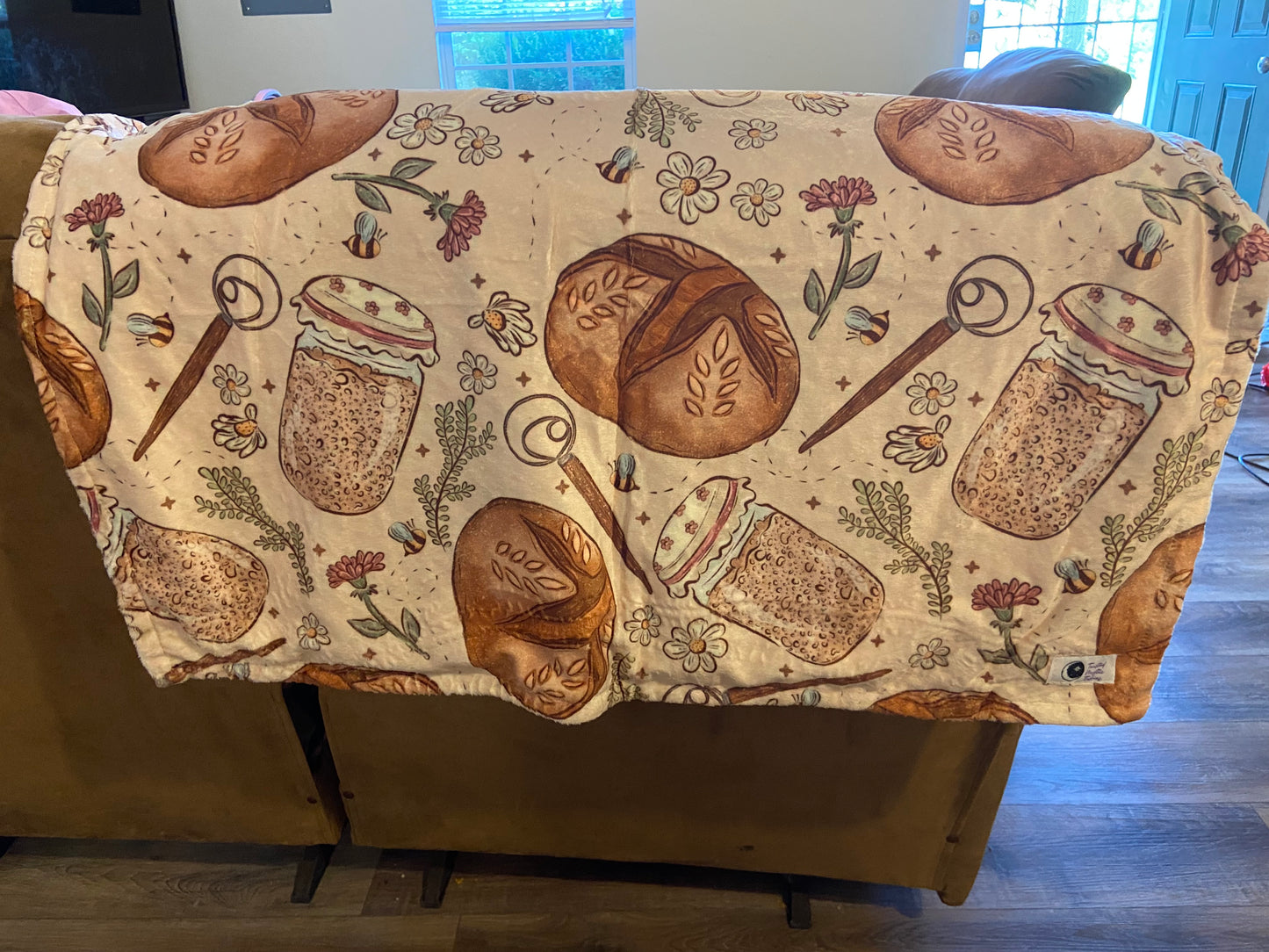 Sourdough Heaven Minky Blanket